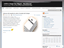 Tablet Screenshot of ampasanmiguelmoralzarzal.wordpress.com