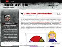 Tablet Screenshot of lethalsteven.wordpress.com