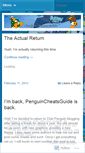 Mobile Screenshot of penguincheatsguidecp.wordpress.com