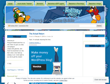 Tablet Screenshot of penguincheatsguidecp.wordpress.com