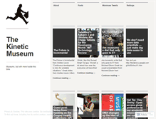 Tablet Screenshot of kineticmuseum.wordpress.com