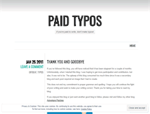 Tablet Screenshot of paidtypos.wordpress.com