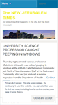 Mobile Screenshot of newjerusalemtimes.wordpress.com