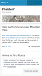 Mobile Screenshot of phaktor7.wordpress.com