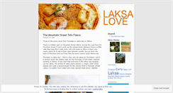 Desktop Screenshot of laksalove.wordpress.com