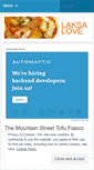 Mobile Screenshot of laksalove.wordpress.com