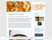 Tablet Screenshot of laksalove.wordpress.com