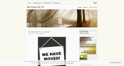 Desktop Screenshot of mytakeontv.wordpress.com