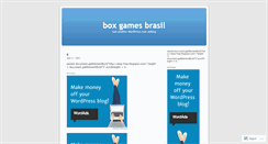 Desktop Screenshot of boxgamesbr.wordpress.com