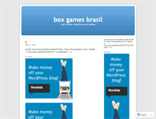 Tablet Screenshot of boxgamesbr.wordpress.com