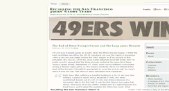 Desktop Screenshot of 49ershistory.wordpress.com