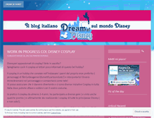 Tablet Screenshot of dreamofdisney.wordpress.com