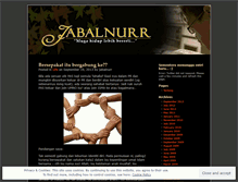 Tablet Screenshot of jabalnurr.wordpress.com