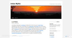 Desktop Screenshot of indianmyths.wordpress.com