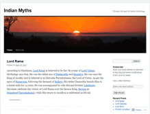 Tablet Screenshot of indianmyths.wordpress.com