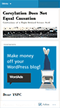 Mobile Screenshot of coreylations.wordpress.com