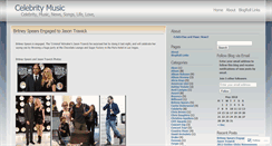 Desktop Screenshot of celebritymusic.wordpress.com