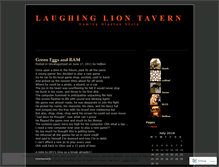 Tablet Screenshot of laughinglion.wordpress.com