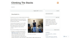 Desktop Screenshot of climbingthestacks.wordpress.com