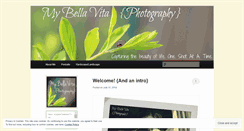 Desktop Screenshot of mybellavitaphotography.wordpress.com