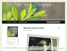 Tablet Screenshot of mybellavitaphotography.wordpress.com