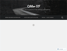 Tablet Screenshot of cititorsf.wordpress.com