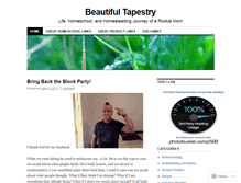 Tablet Screenshot of beautifultapestry.wordpress.com