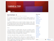 Tablet Screenshot of caminar.wordpress.com