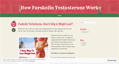 Desktop Screenshot of forskolintestosteronework.wordpress.com