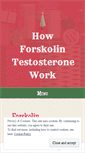 Mobile Screenshot of forskolintestosteronework.wordpress.com