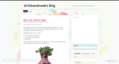 Desktop Screenshot of oohandmade.wordpress.com