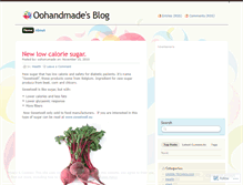 Tablet Screenshot of oohandmade.wordpress.com