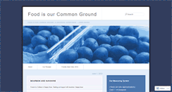 Desktop Screenshot of commonfood.wordpress.com