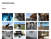 Tablet Screenshot of 30weeksaway.wordpress.com