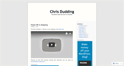 Desktop Screenshot of cdudding.wordpress.com