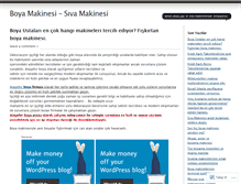 Tablet Screenshot of boyasivamakinesi.wordpress.com