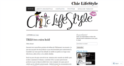 Desktop Screenshot of chickstyle.wordpress.com