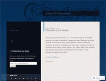 Tablet Screenshot of imageofknowledge.wordpress.com