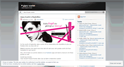 Desktop Screenshot of gipsyscarlet.wordpress.com
