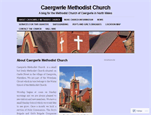 Tablet Screenshot of caergwrlemethodist.wordpress.com