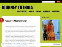 Tablet Screenshot of myjourneytoindia.wordpress.com