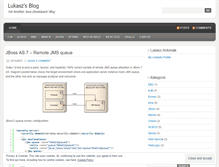 Tablet Screenshot of lukaszantoniak.wordpress.com