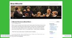 Desktop Screenshot of brianwilsonite.wordpress.com