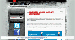 Desktop Screenshot of madeyourelevant.wordpress.com