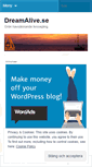 Mobile Screenshot of dreamalivehb.wordpress.com