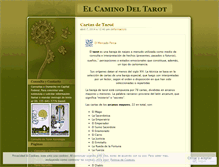 Tablet Screenshot of elcaminodeltarot.wordpress.com
