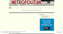 Desktop Screenshot of metropolitanmarket.wordpress.com