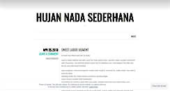 Desktop Screenshot of huriniin.wordpress.com