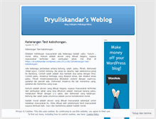 Tablet Screenshot of dryuliskandar.wordpress.com