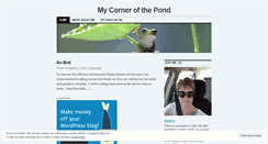 Desktop Screenshot of mycornerofthepond.wordpress.com